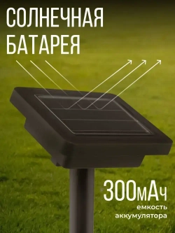 Гирлянда уличная ЕВРОГАРАНТ на солнечной батарее ретро Шар 2 метра