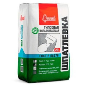 Шпатлевка гипсовая выравнивающая Старатели 20 кг