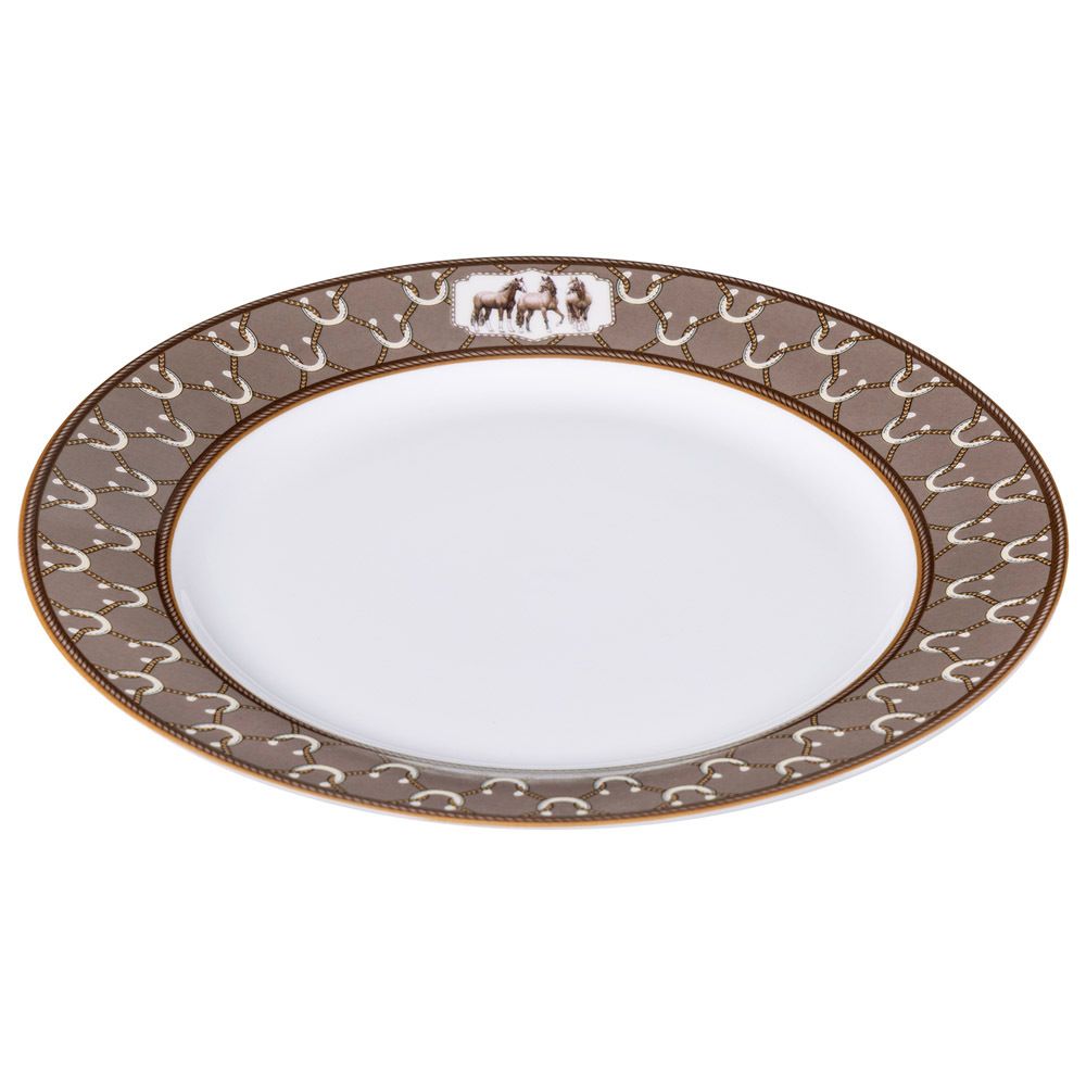 НАБОР ТАРЕЛОК ЗАКУСОЧНЫХ LEFARD "HORSE CLUB" 2 ШТ. 20,5 СМ (КОР=24ШТ.)