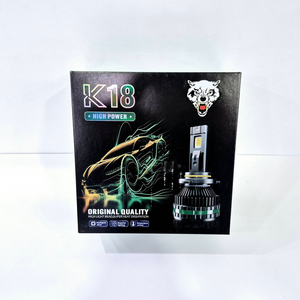 H7 (LED) / Светодиодные (H7) лампы, K18 High Power, 300 Вт - 12-24 вольт (2 шт. / комплект)
