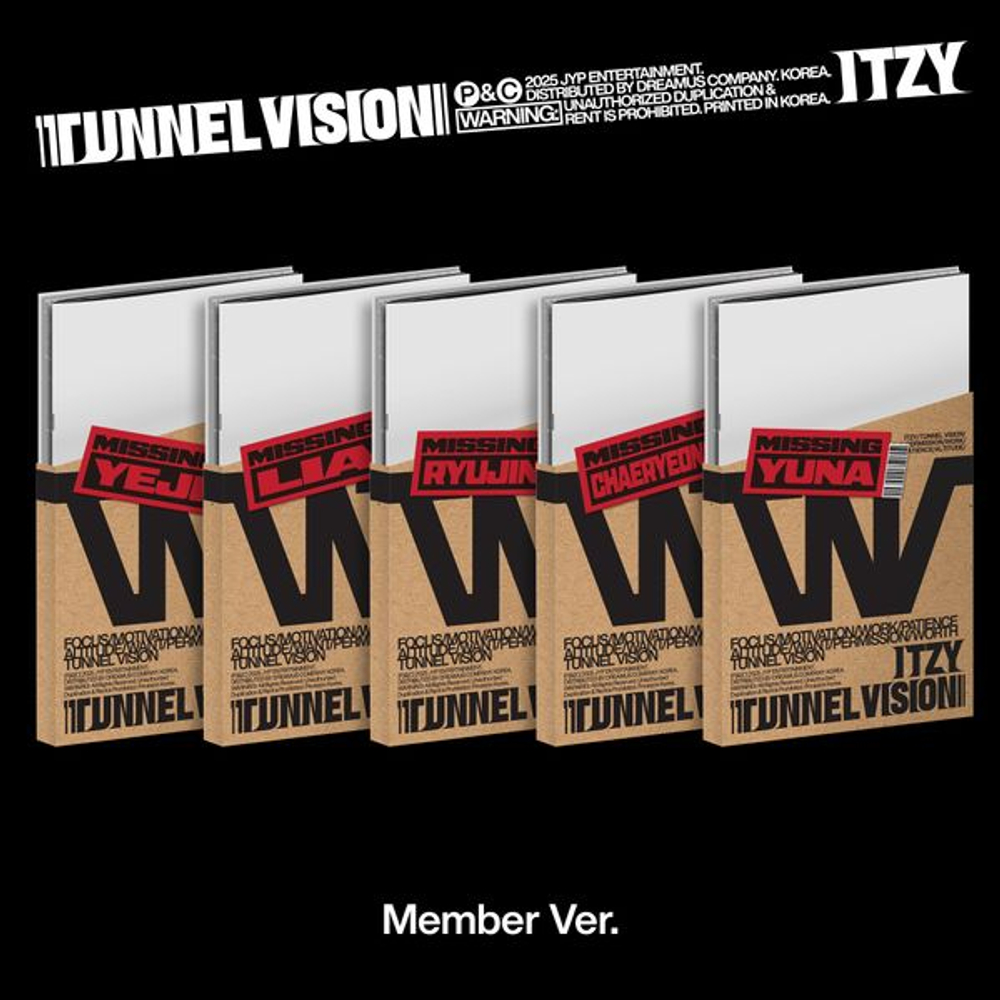 Альбом ITZY - TUNNEL VISION (Member Ver.)