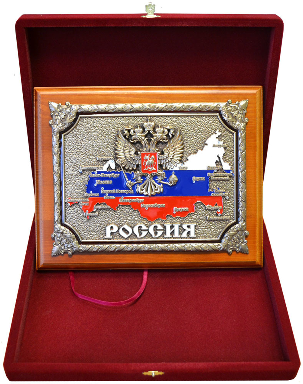 Панно "Россия" в подарочном футляре