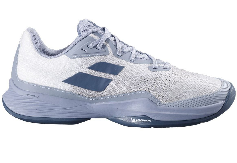 Мужские кроссовки теннисные Babolat Jet Mach 3 All Court - white/dark grey