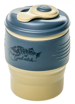 Кружка силиконовая складная с крышкой Tramp TRC-082-9519