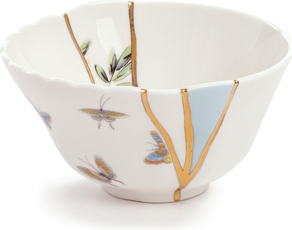 Салатник Seletti Kintsugi 2, фарфор, 15,2 см