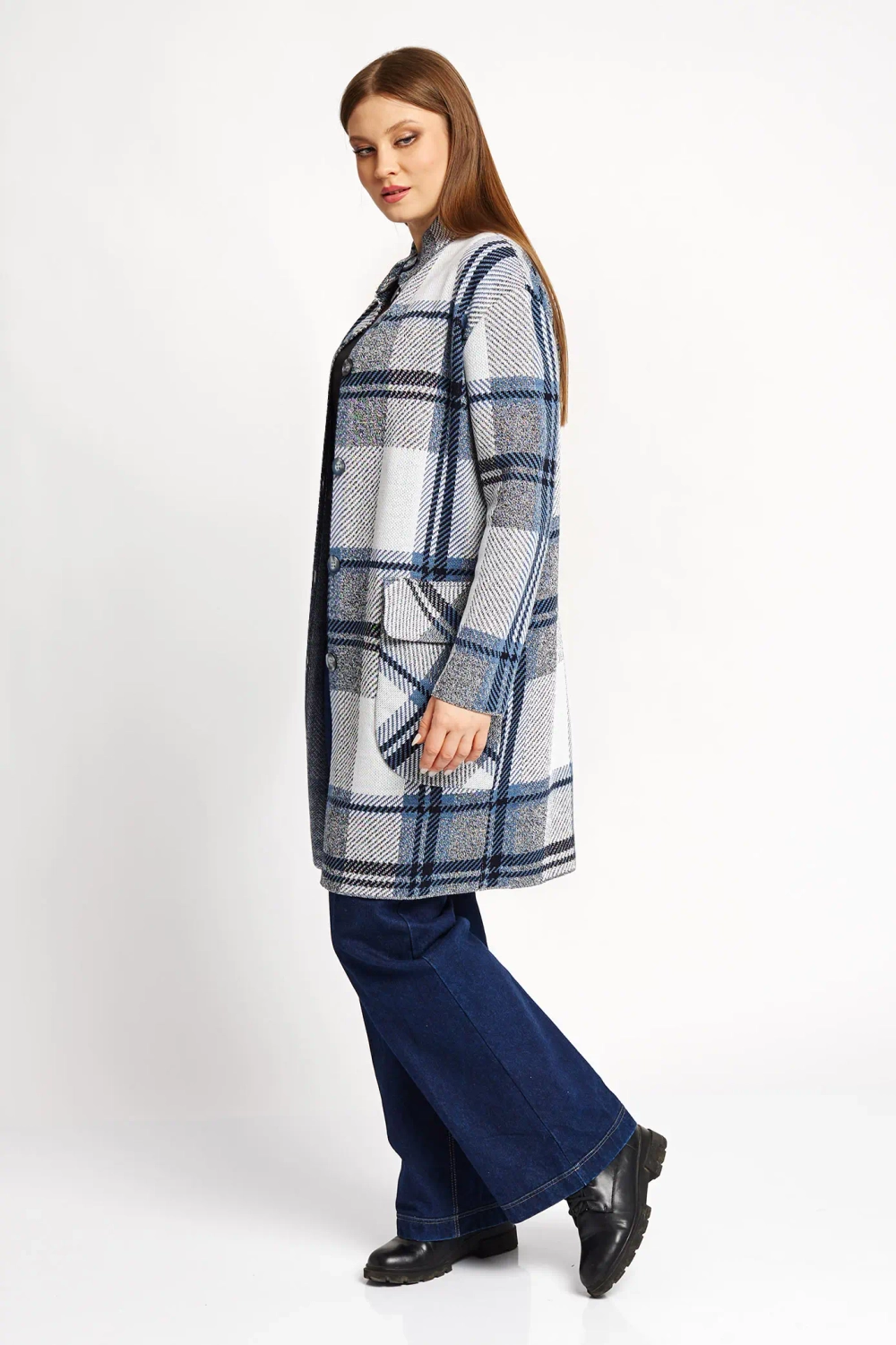 Кардиган Д 3028/джинс