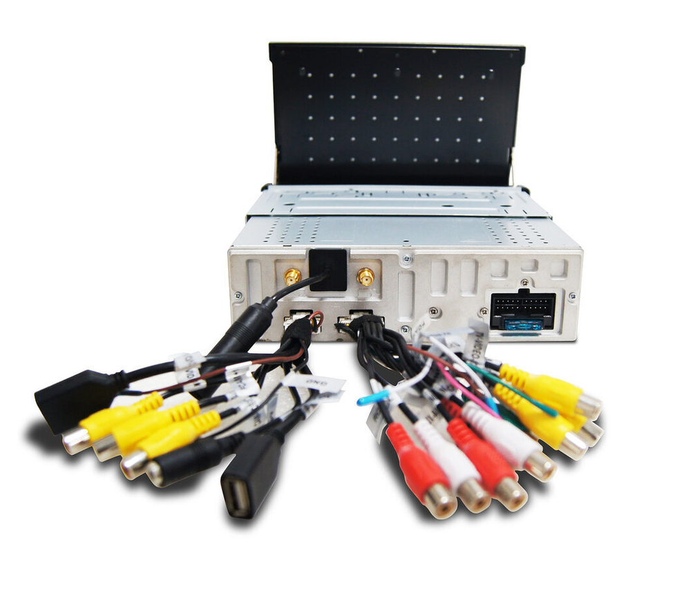 1DIN магнитола с выдвижным 7" экраном - Carmedia KR-7123-T8 на Android 9.0, 8-ЯДЕР, 2ГБ-32ГБ