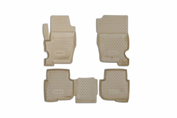 Коврики в салон для LAND ROVER Discovery 4, 2010-2014, 4 шт. (полиуретан, бежевый) NLC.28.05.212H