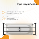 Акриловая ванна Вальс 170x75 ( с каркасом)