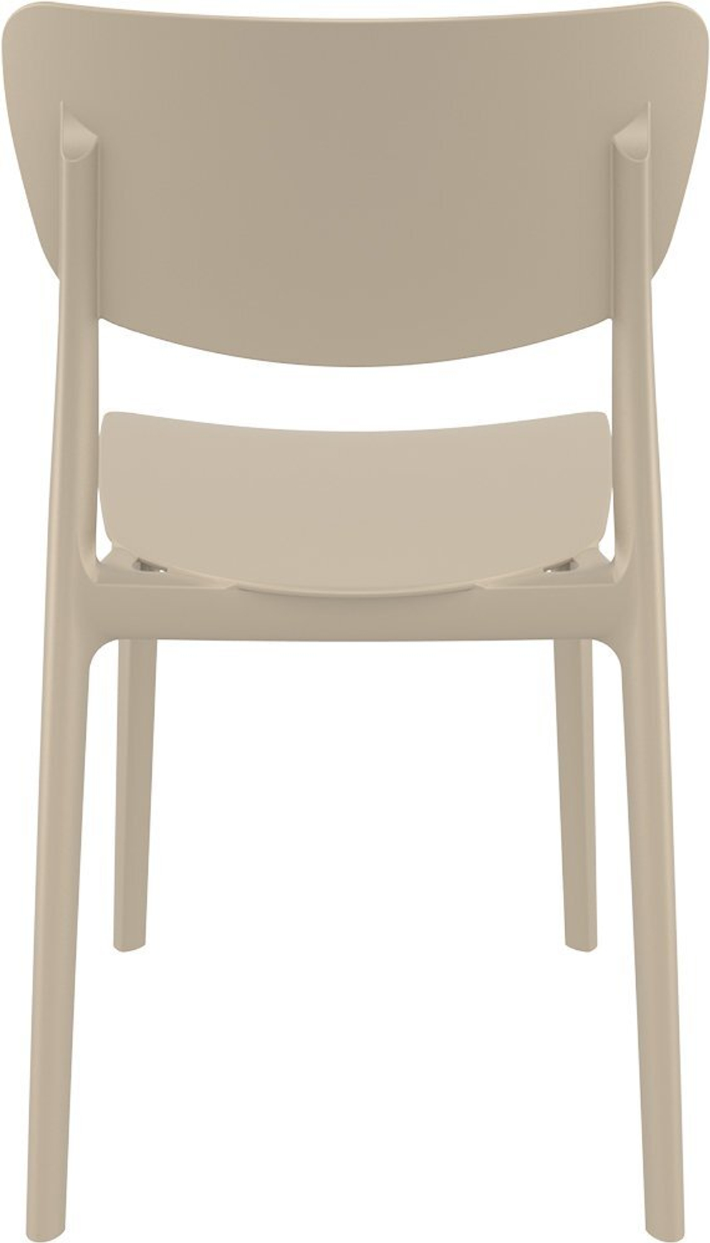 Стул пластиковый Siesta Contract Monna, бежевый