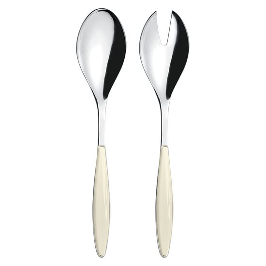 Набор столовых приборов для салата feeling, кремовый