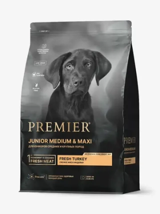 Premier Junior Medium & Maxi для юниоров средних и крупных пород (Индейка)