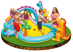 Игровой центр с бассейном Динозаврик и горкой 333 х 229 х 112 см.
