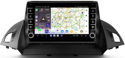 Магнитола для Ford Kuga 2 2013-2019 - Carmedia OL-9203-1 (кнопки и крутилки) Android 13, TS20, 6+128Гб, CarPlay, 4G SIM-слот