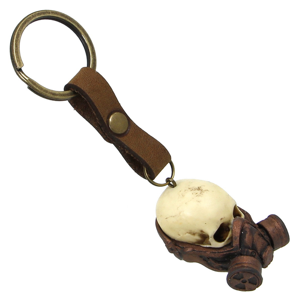 Брелок Череп в химзащите (142)