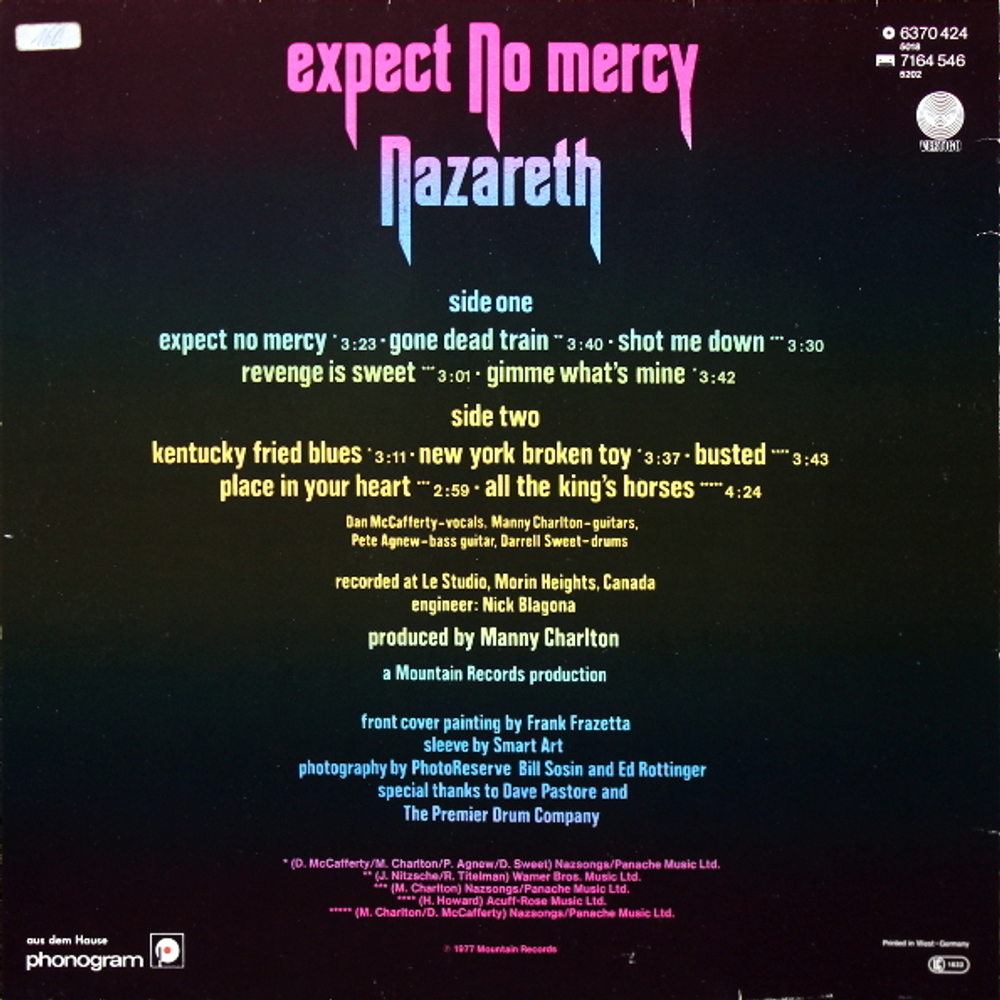 Nazareth / Expect No Mercy (LP)