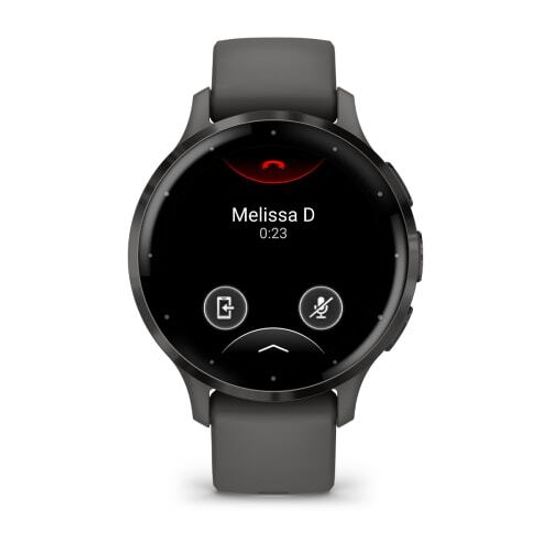 Умные часы Garmin Venu 3S серый с темно-серым безелем