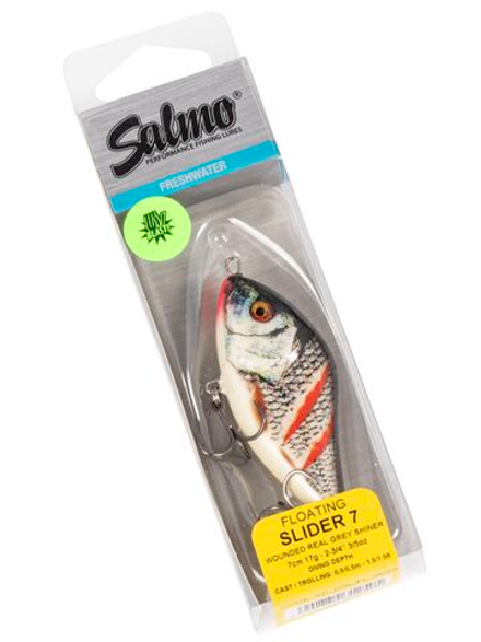 Воблер плавающий джеркбейт Salmo SLIDER F 07/WGS