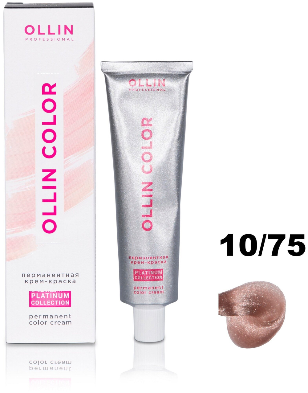OLLIN COLOR Platinum Collection 10/75 100 мл Перманентная крем-краска для волос