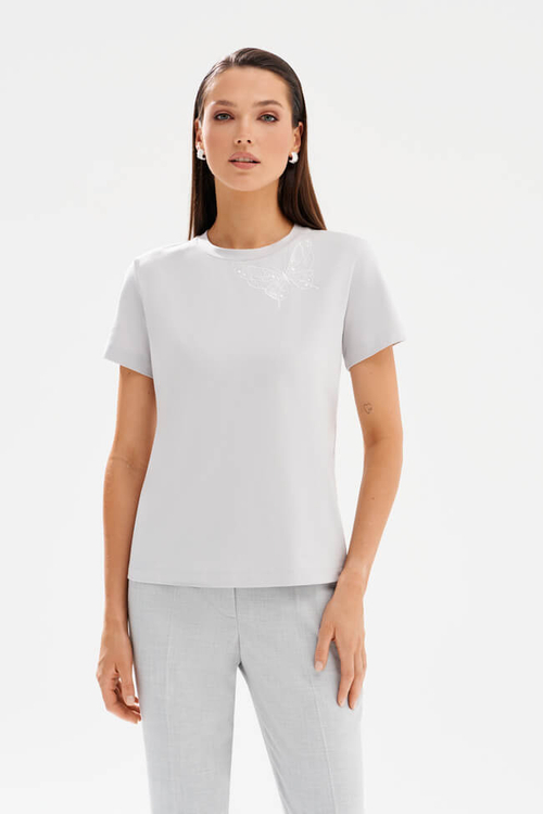 23520 Футболка женская (серый)