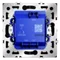 Выключатель встраиваемый VOLTUM S70 для жалюзи 10А, (черный матовый) vls020708