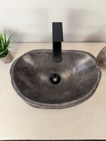 Раковина из речного камня RS-66001 46х30х15 из натурального камня