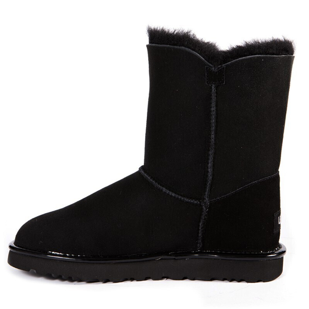 Угги Bailey Button Short II Metallic Black