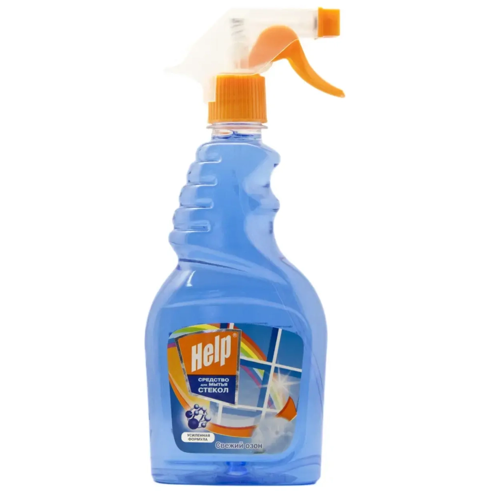 Средство для мытья стекол HELP Свежий озон 500 мл пульв.