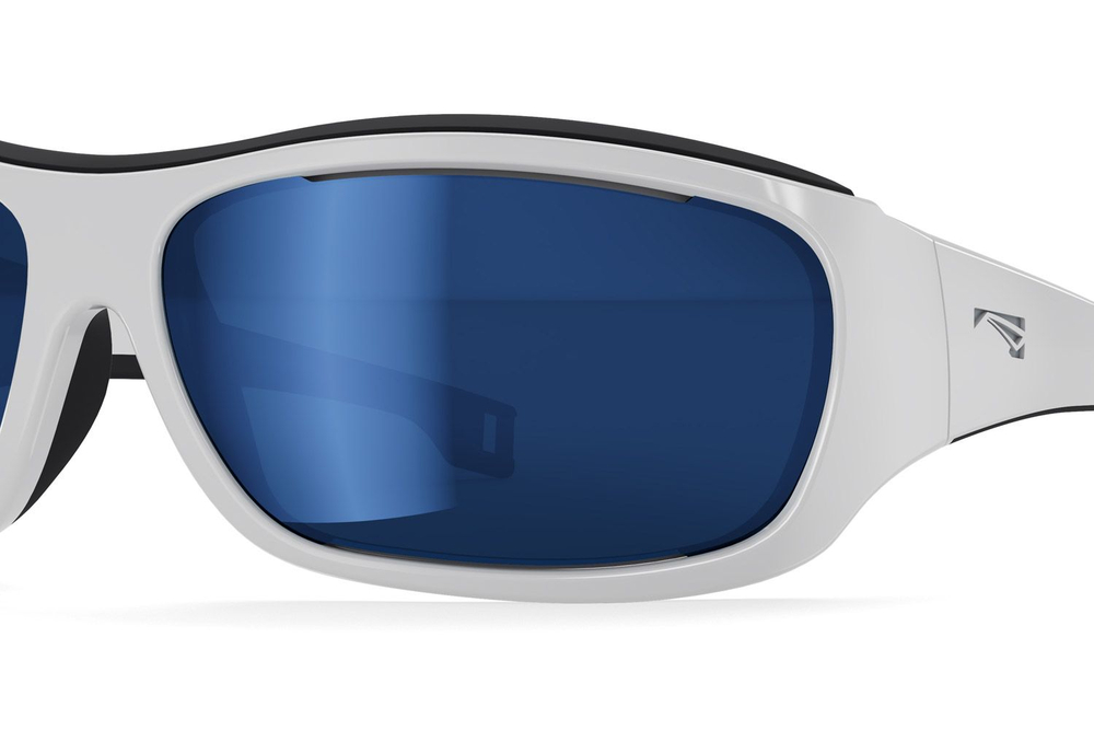 Спортивные очки LiP Tide / Stone White - Black / Zeiss / PA Polarized / Gun Blue Smoke