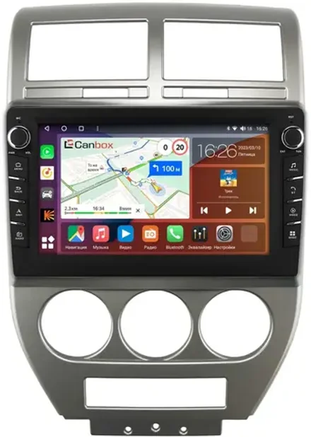 Магнитола для Jeep Compass 2006-2010 - Canbox 10-328 Android 10, ТОП процессор, CarPlay, 4G SIM-слот