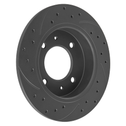 Диск тормозной задний перфорированный PRO-Line с покрытием (компл.2 шт) HYUNDAI Coupe/Elantra/Lantra/Matrix/Tiburon 90-10 GANZ GIJ10088S