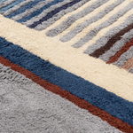 Ковер из хлопка с рисунком tulip garden из коллекции terra, 120х180 см