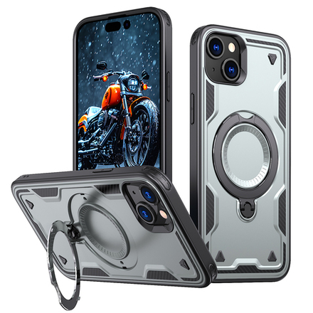 Чехол Magneto Case с кольцом для iPhone 15 Plus