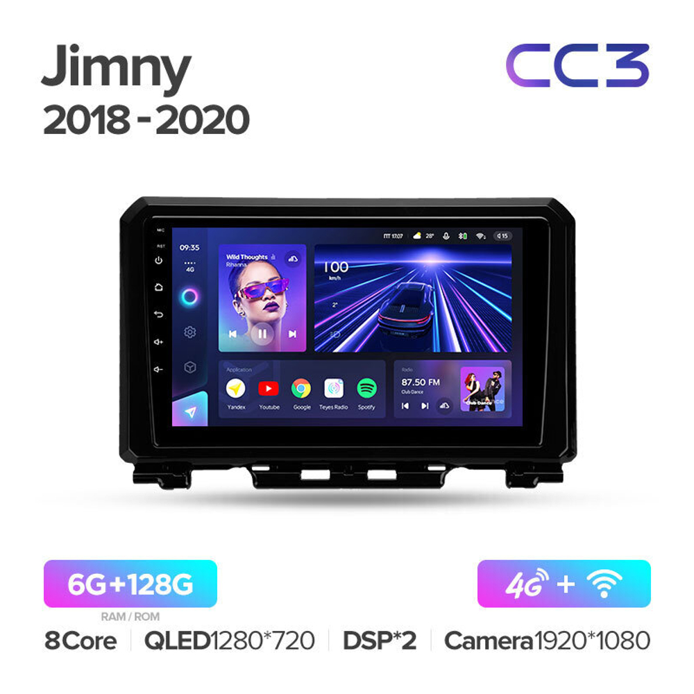 Teyes CC3 9" для Suzuki Jimny 2018-2020