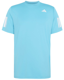 Теннисная футболка Adidas Club 3-Stripes - cyan