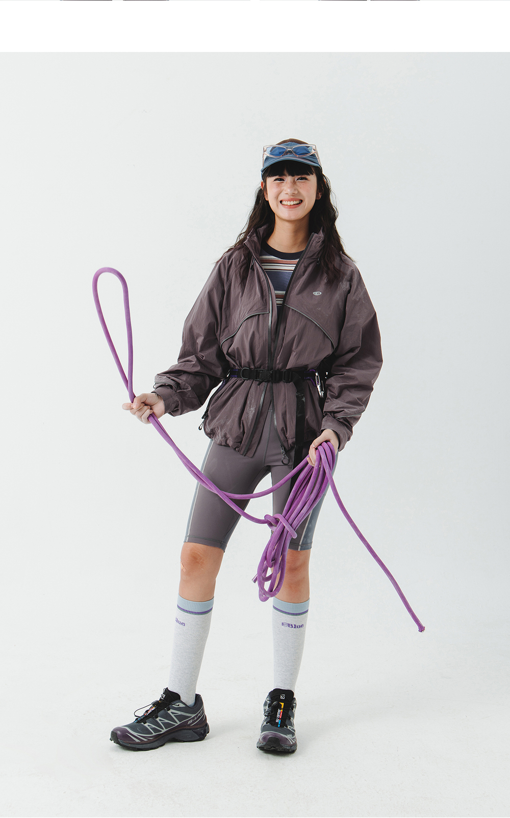 Куртка Nothomme Blue Reflective Stand-Up Cycling Jacket Purple