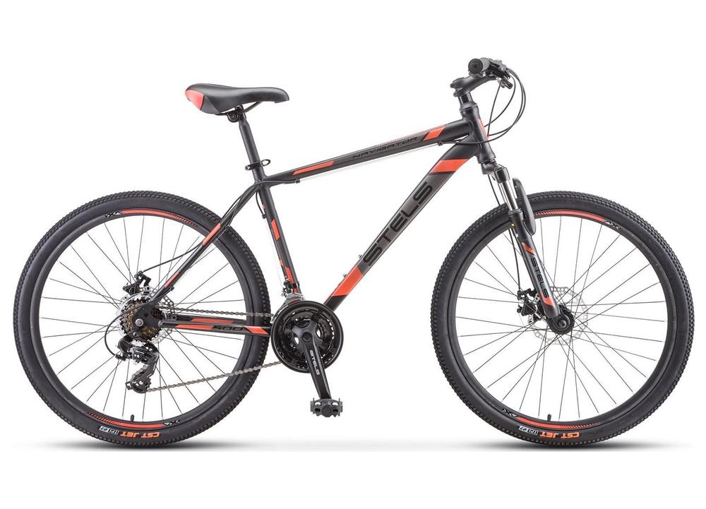 Велосипед 26" Stels Navigator 500 MD р.16" черный-красный