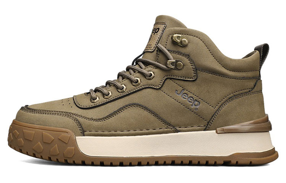 Jeep Work Boots Men"s High top Khaki