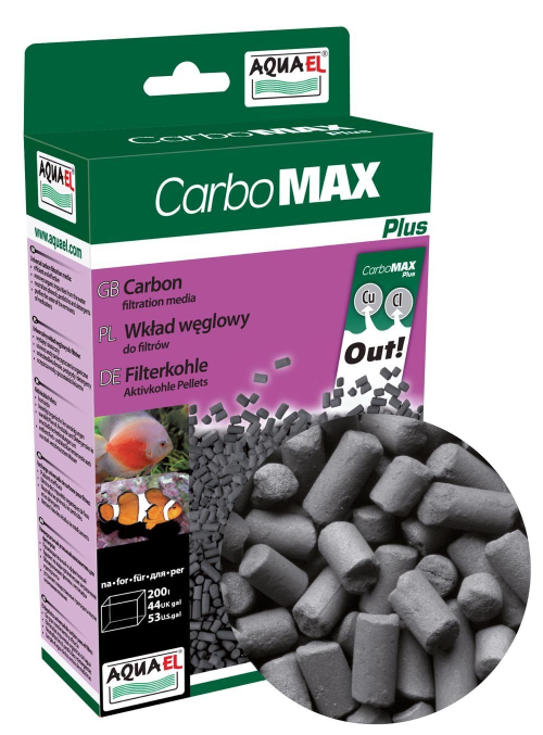 Наполнитель Aquael CarboMax Plus, 1 л, уголь активированный