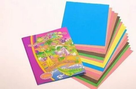 Бумага цв. А4 8цв. 16л. немелов., офсет., одностор., пл. 100гр/м2, карт.уп.