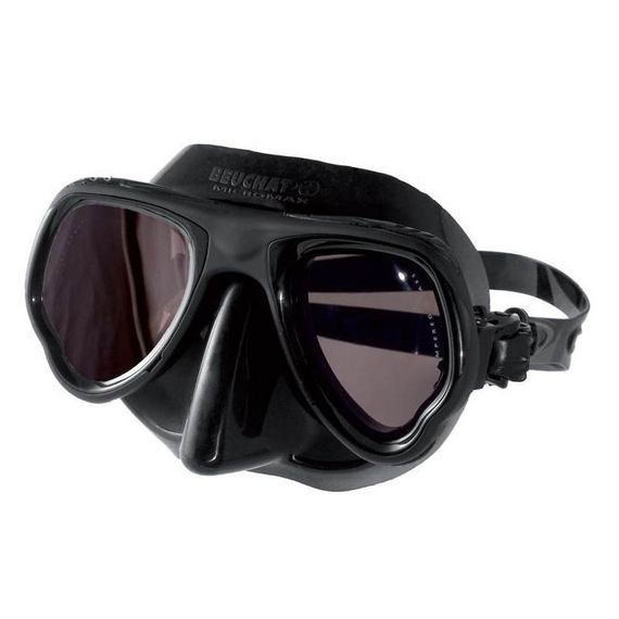 Маска с зеркальными линзами Beuchat Micro Max Черная