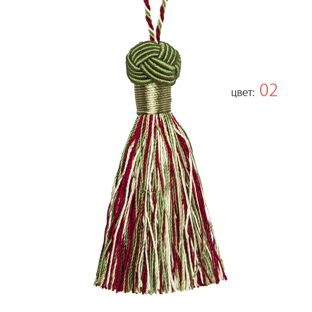 Кисть малая New Trimmings арт. КТ 02856 col. 02 (высота кисти 8,5 см)