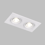 DK3022-WH Встраиваемый светильник, IP 20, 10 Вт, GU5.3, LED, белый, пластик