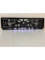 Рамка с LED подсветкой надписи. Кавказ горы.