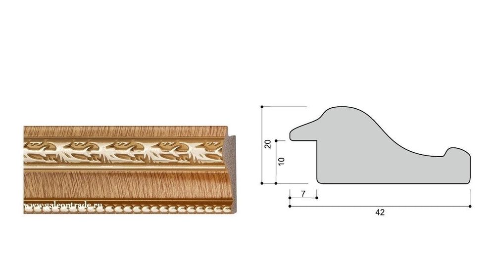 Багет интерьерный 42*20 4510C-056A1  (135177)