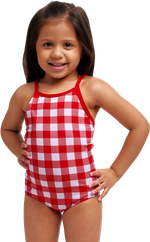Купальник FUNKITA Toddler Girl's Red Checker