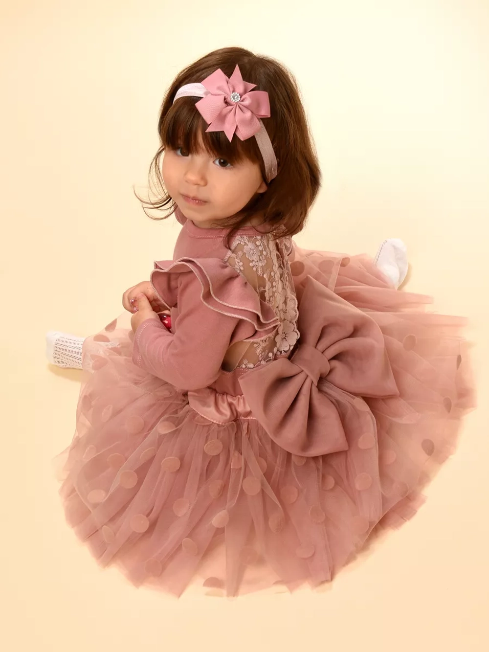 Юбка-пачка в горох