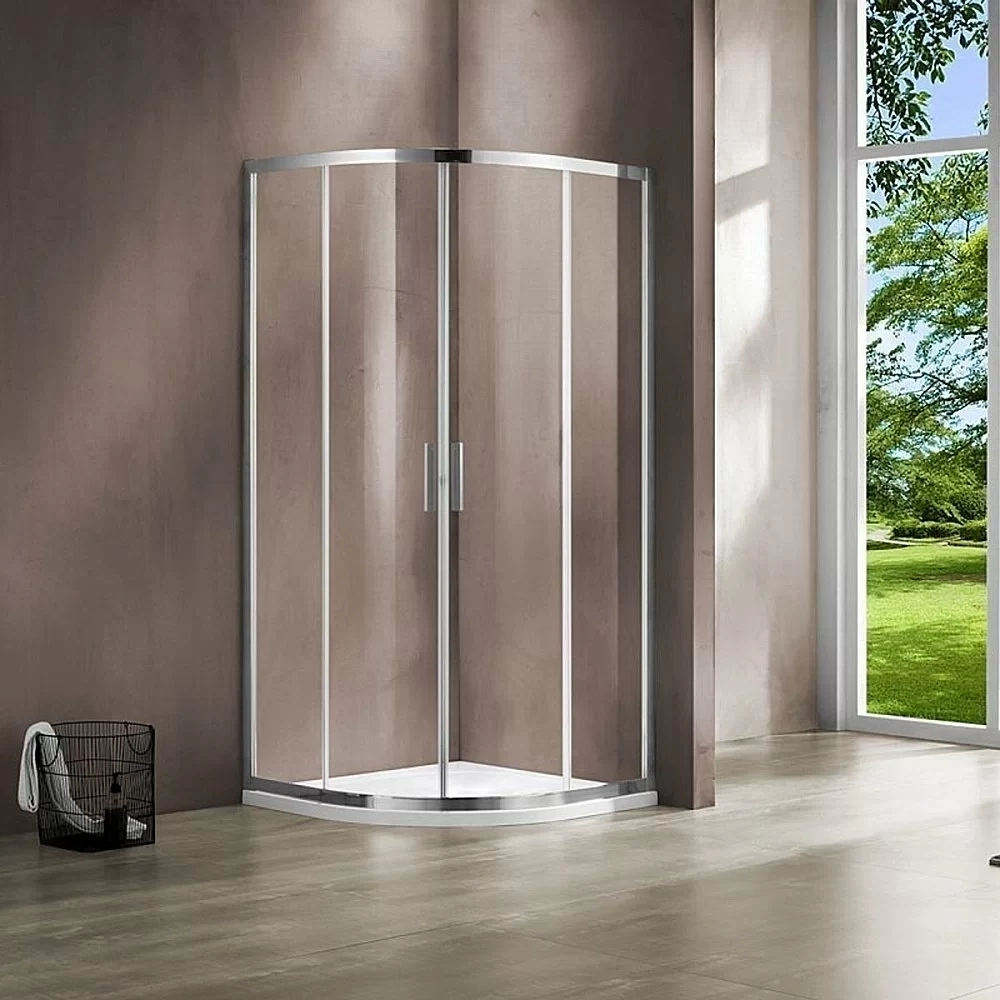 Душевой уголок Vincea Garda VSQ-1G100CL 100x100 стекло прозрачное/профиль хром