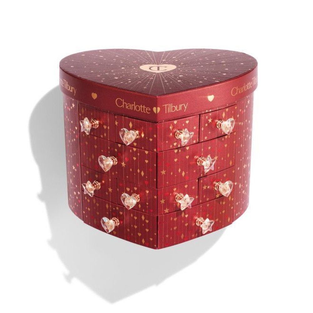 Charlotte Tilbury 12 Door Beauty Advent Calendar | Beauty Treasure Chest Of Love