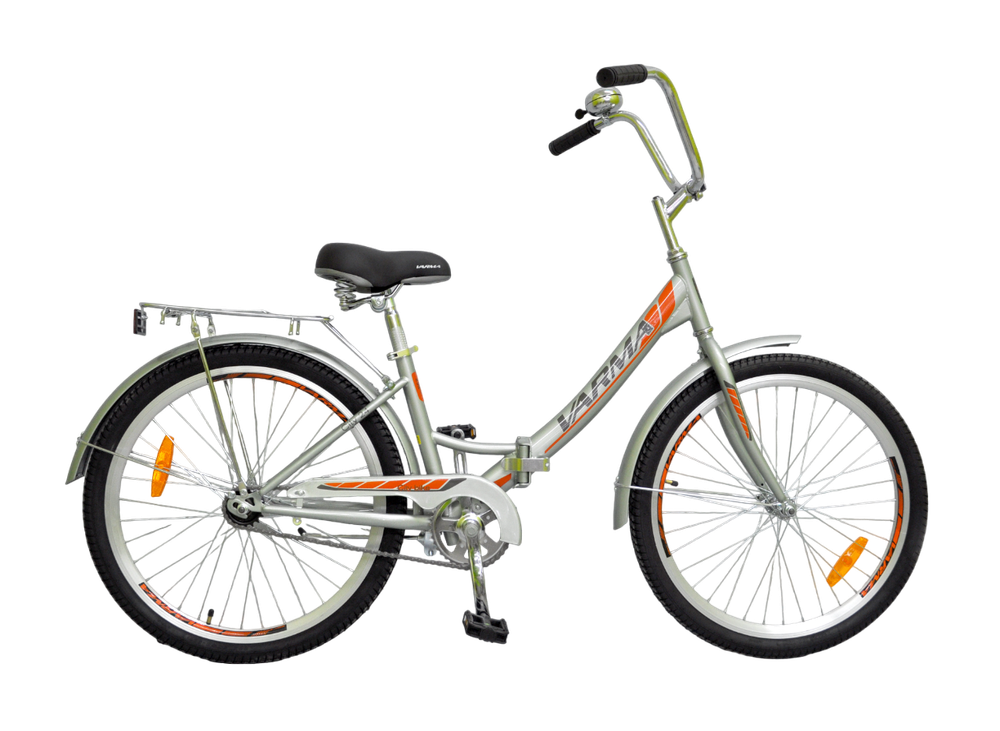 Вело 24" Varma City,1ск,р.14,Серо-оранжевый